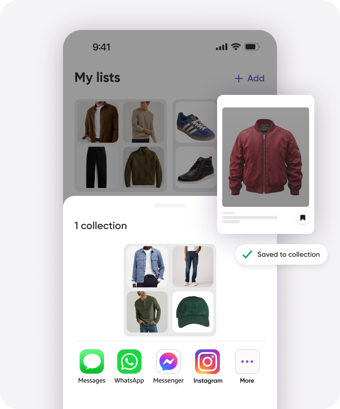 Create collections feature