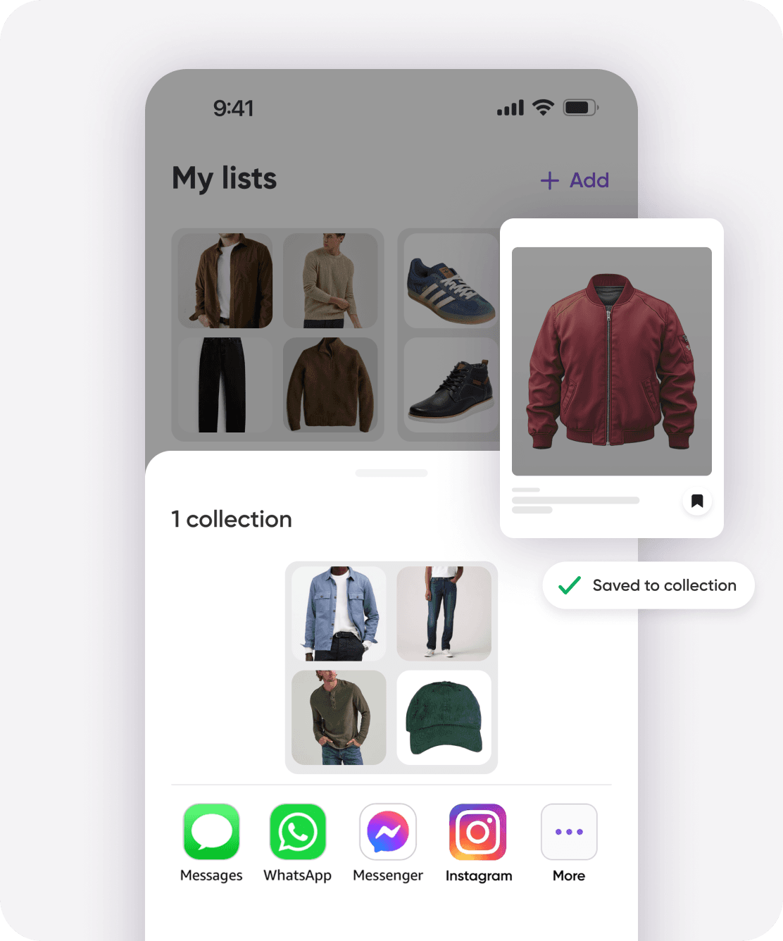 Create collections feature